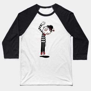 Bestest Mime Ever Baseball T-Shirt